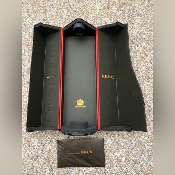 Krug Champagne box Vintage 1995 with card - Picture 4 of 14